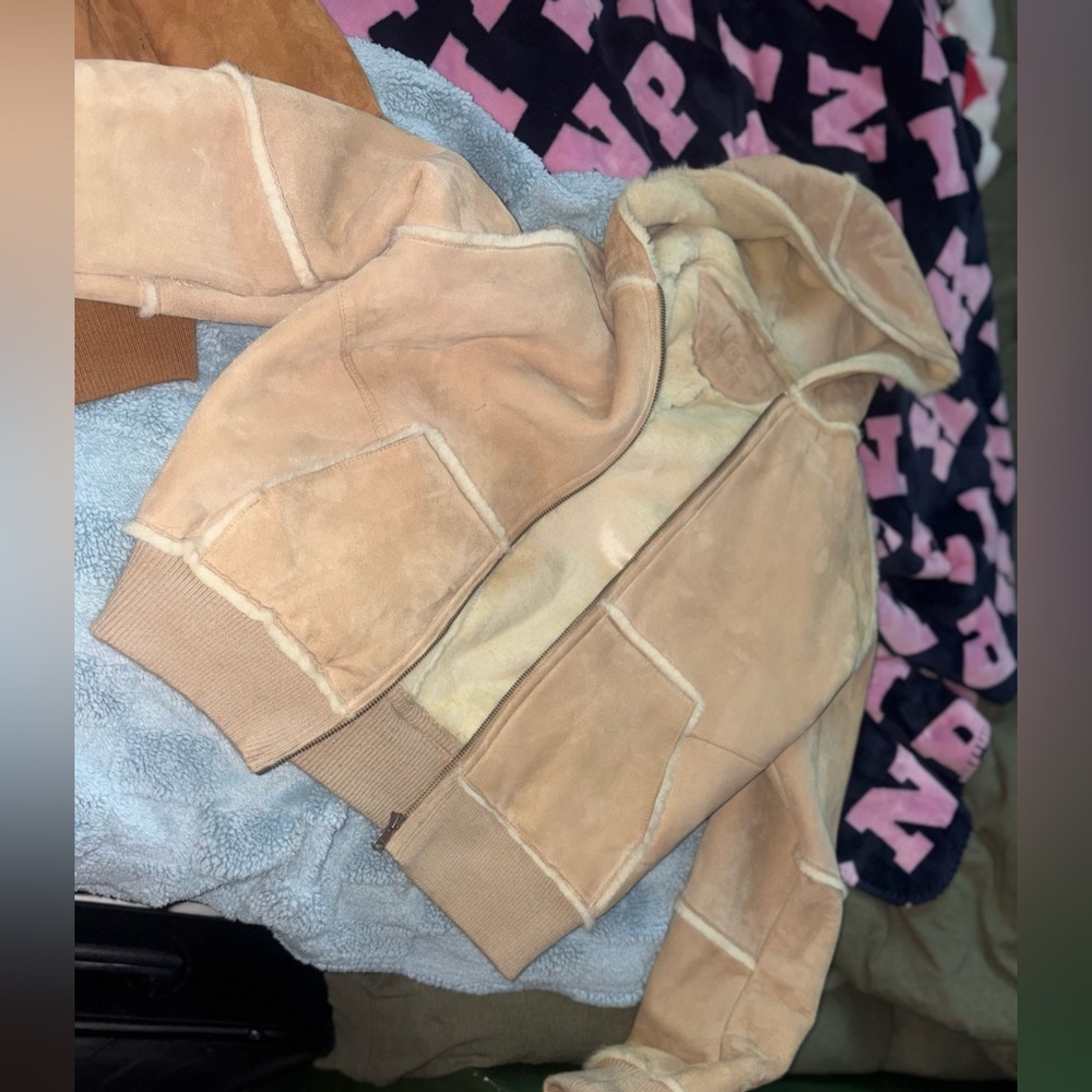 UGG Beige Shearling Outerwear